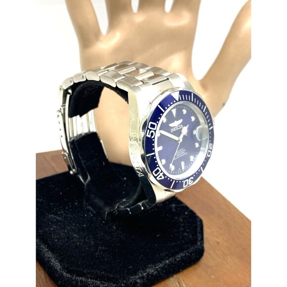 Invicta Men's Watch 9094A Pro Diver Automatic Blue Dial Silver Steel 40mm - Picture 15 of 15